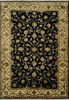 дизайн ковра Kashan gold 10/10 CH-102-Black/Ivory