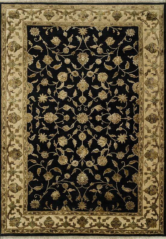 Элитный ковер ручной работы 10/10 CH-102-Black/Ivory