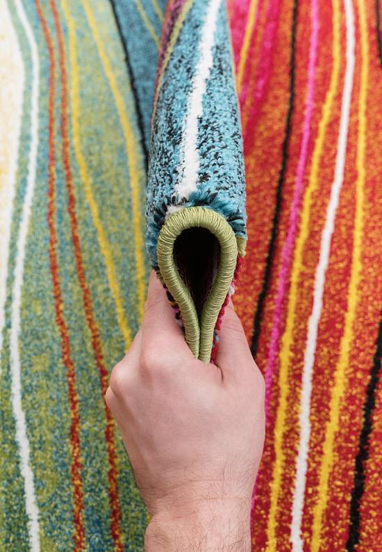 Недорогой синтетический ковер 2773-Multicolor