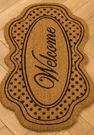 входной коврик в перспективе Doormat kokos Aristo-8047 discount1 фигура