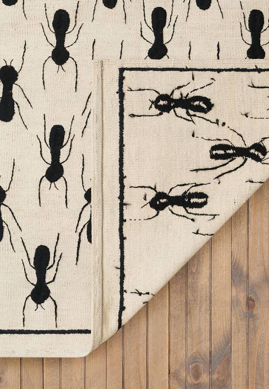 Элитный ковер ручной работы Kilim Savannah Black 1