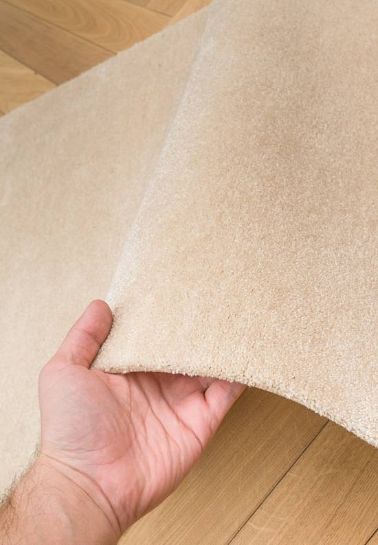 Однотонный ковер из полиамида Eden-Beige discount