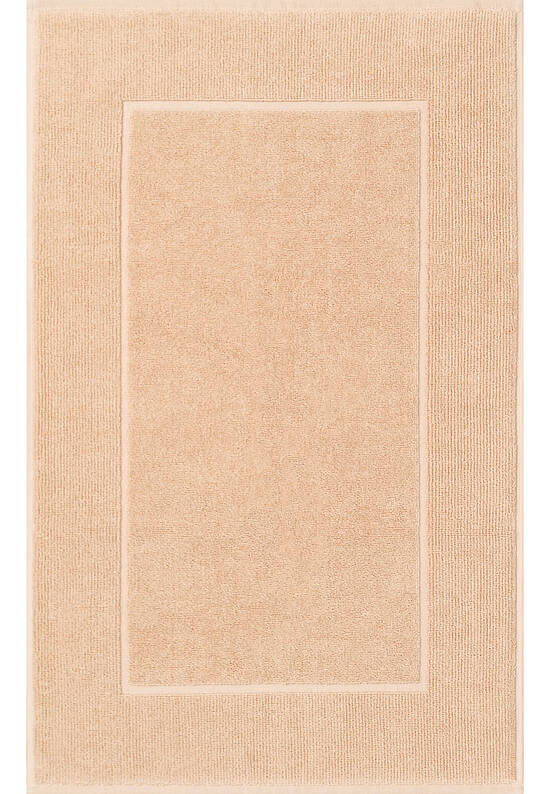 Бежевый коврик для ванной из хлопка Beige