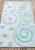 Пастельный коврик для ванной Mindos 885 Light Mint Green