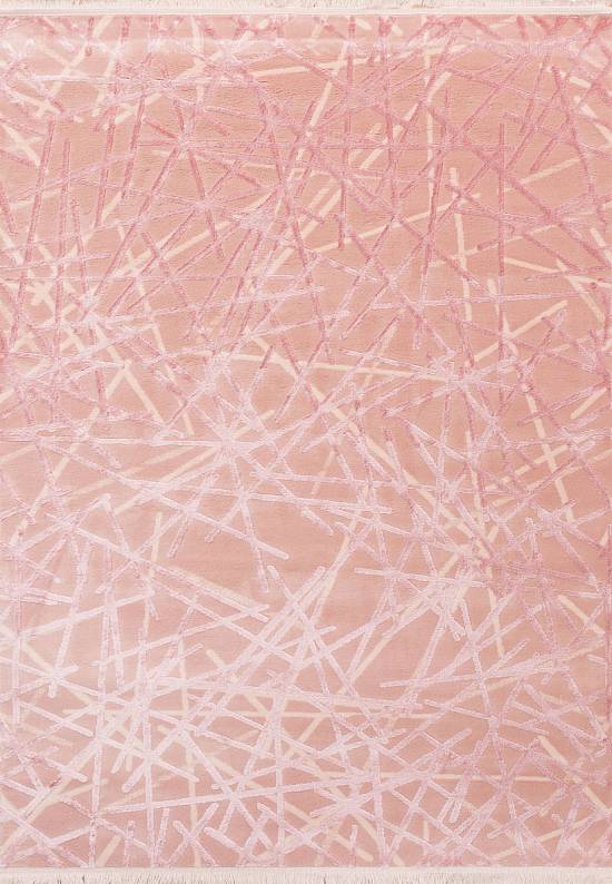 Турецкий абстрактный ковер 2727 Pink