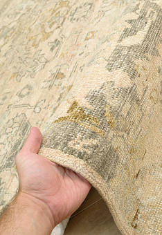 фактура безворсового ковра Eden 6/5 GS-1011-French Peach/Medium Taupe