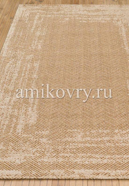 Безворсовый ковер из хлопка BRK 04-Natural Beige