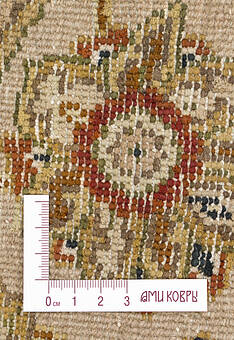 фрагмент ковра Kashan gold 10/10 SC-733-2-Ivory/Camel овал