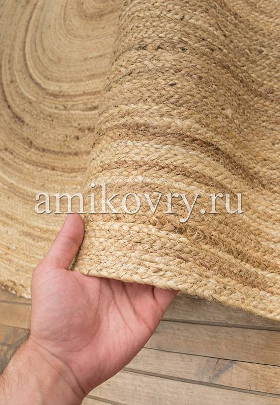 Двусторонняя циновка из джута ECH 01E Natural