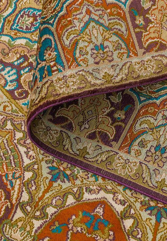 Шелковый ковер ручной работы IIST-GI97K2JJ5 Khatamband