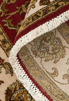 фактура ковра Kashan gold 10/10 SKP-167-1-Red/Ivory круг