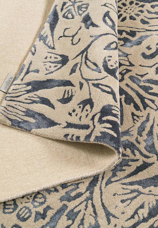 Изящный шерстяной ковер с цветочным узором Strawberry Thief-28105