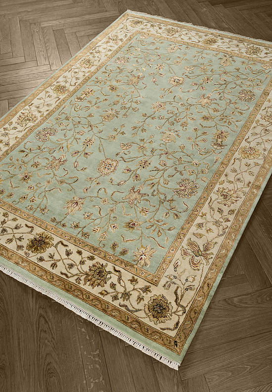 Элитный ковер ручной работы 10/10 CH-103-Green/Ivory