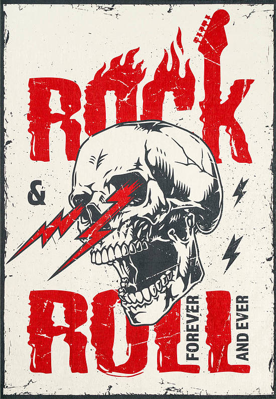 Безворсовый ковер для подростка Rock