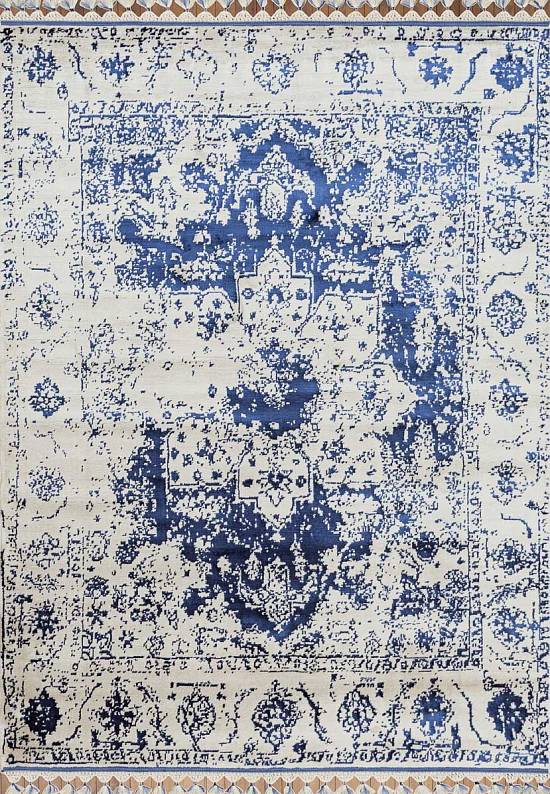 Классический вискозный ковер 12 Blue
