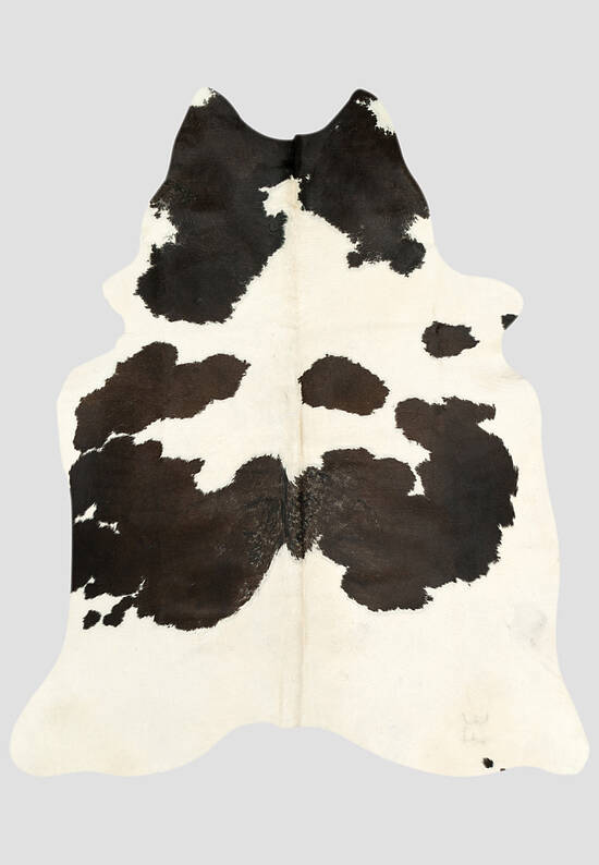 Натуральная шкура коровы Триколор коричневый 1173