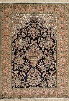 дизайн ковра Cashmir IIST-GI57KE7N7 Blue Birds