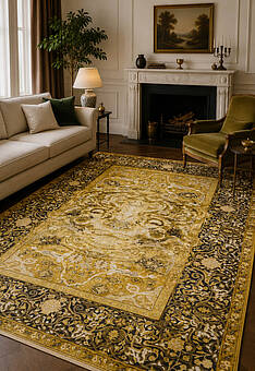 ковер в интерьере Art Rugs Tiger Ghost