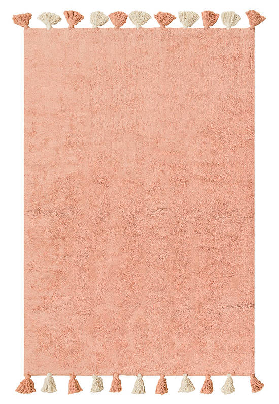 Современный хлопковый ковер Colorful Pink