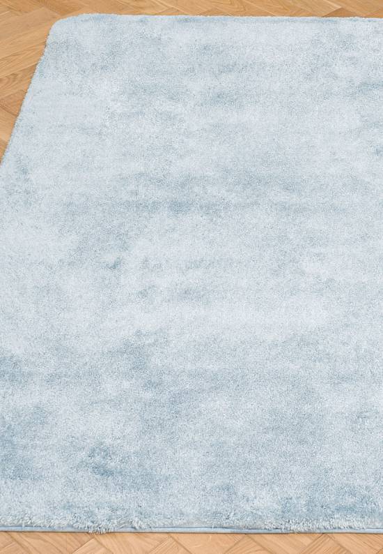 Голубой мягкий коврик для ванной 3505 Pastel Blue