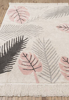 ковер в перспективе Lorena Canals Cotton Tropics Pink