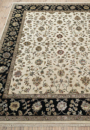 ковер в перспективе против ворса Kashan gold 10/10 SK-120-Ivory/Black
