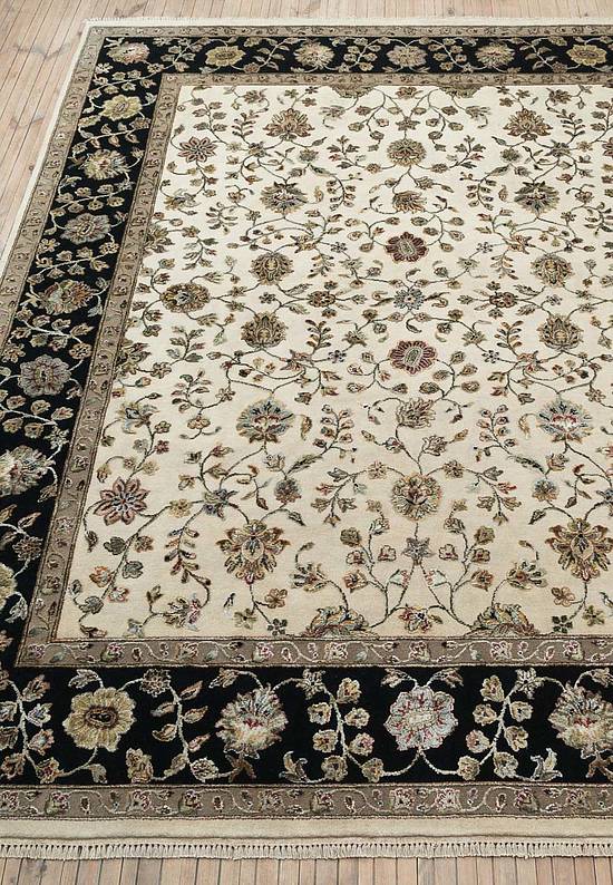 Элитный ковер ручной работы 10/10 SK-120-Ivory/Black