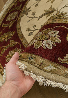 фактура ковра Kashan gold 10/10 CH-114-Ivory/Red
