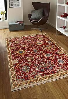 ковер в интерьере Harem HRM 911 Red Ivory