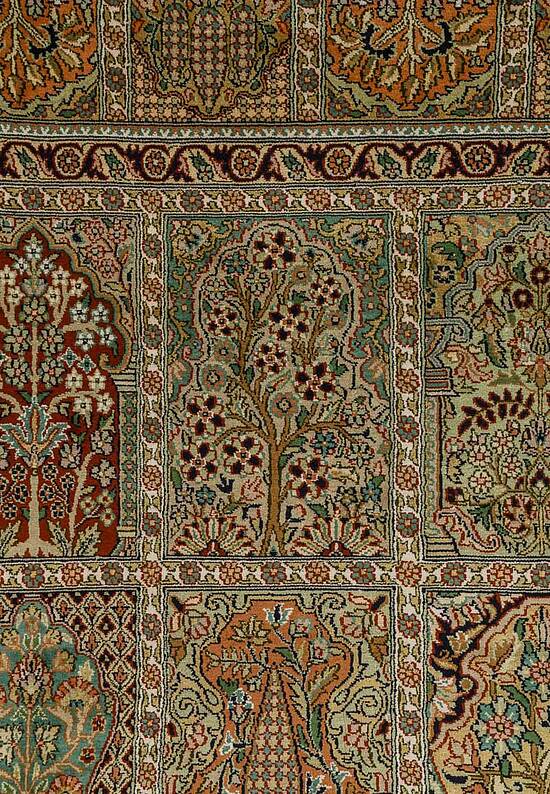 Шелковый ковер ручной работы IIST-GI97K2572 Hamdan