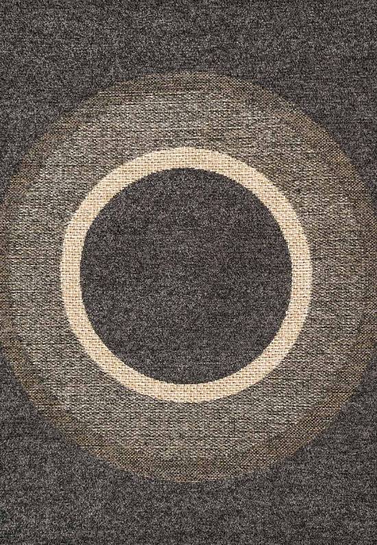 Безворсовый ковер из хлопка BRK 09-Dark Grey