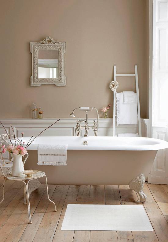 Двусторонний коврик для ванной  Natura Heavy 1601 White