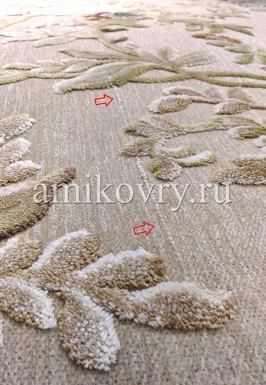Бельгийский вискозный ковер с рельефом RV325-R111 discount13