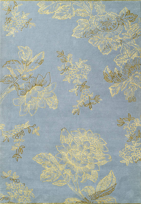 Шерстяной ковер Tonquin Blue Gold