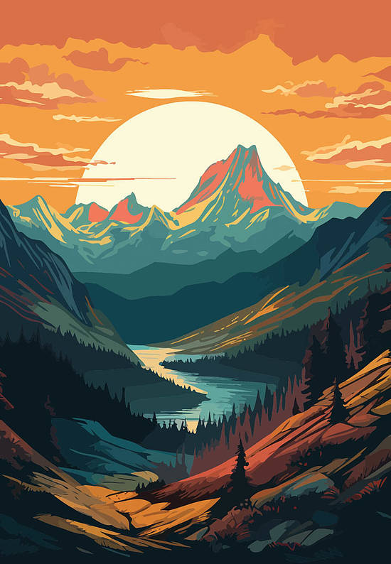 Безворсовый ковер для подростка Sunset