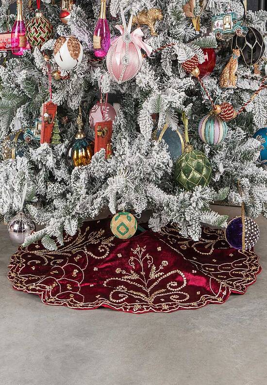 Коврик-юбка под ёлку