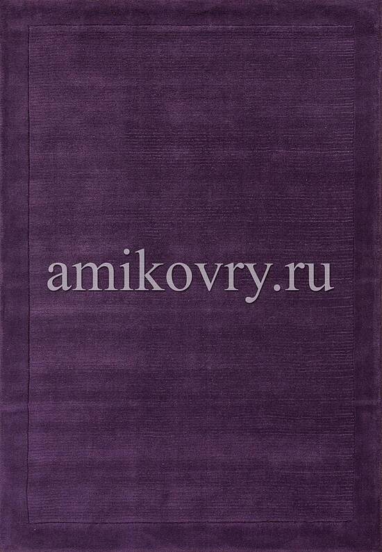 Однотонный шерстяной ковер Purple