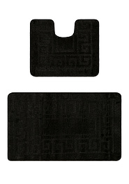 дизайн комплекта ковриков для ванной Confetti Bath Maximus Ethnic 2513 Black PS