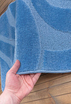 фактура коврика для ванной Confetti Bath Maximus Symphony 2509 Blue
