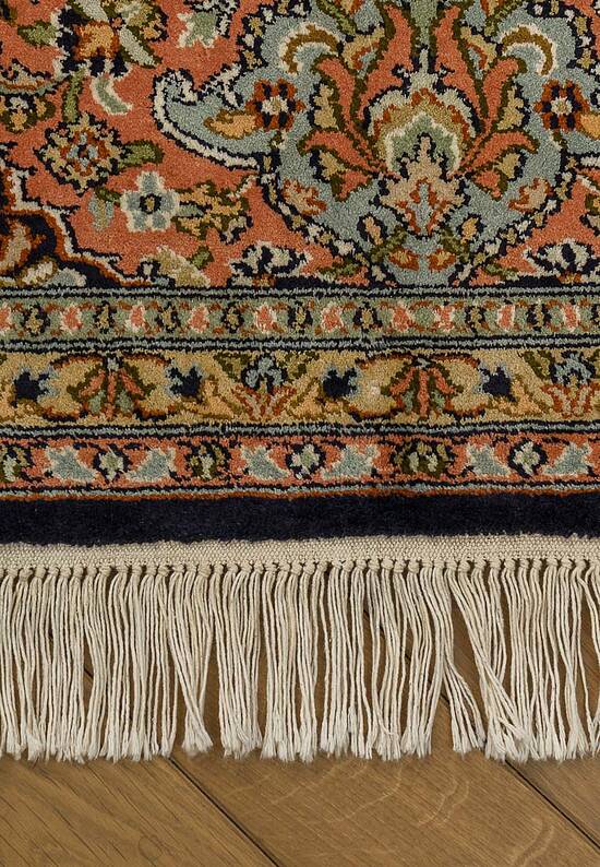 Шелковый ковер ручной работы IIST-GI9KK292Z Kashan Blue