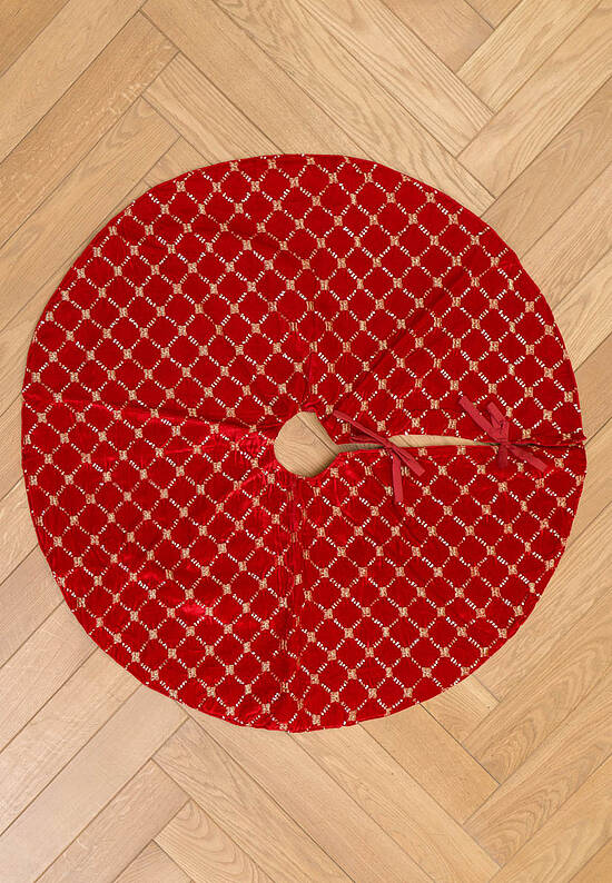 Коврик-юбка под ёлку