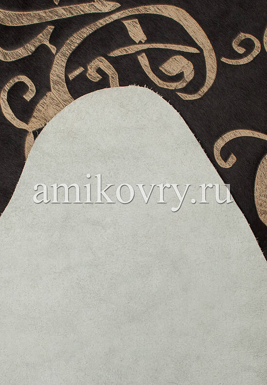 Натуральная шкура коровы Хай-тек Sasha D19 black