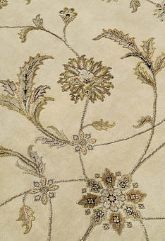 фрагмент ковра Kashan gold 114 Ivory Green