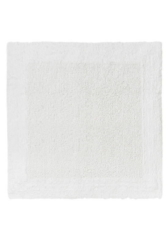 Двусторонний коврик для ванной  Natura Heavy 1601 White