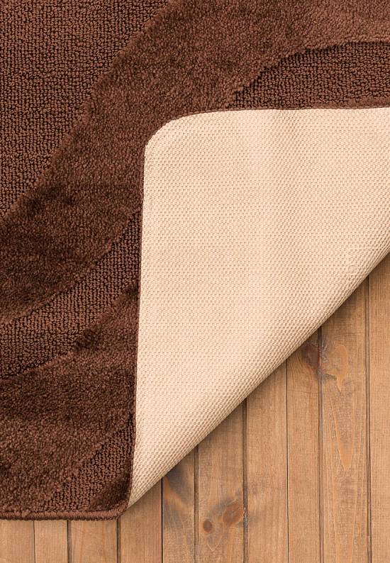 Коричневый коврик для ванной Symphony 2518 Brown