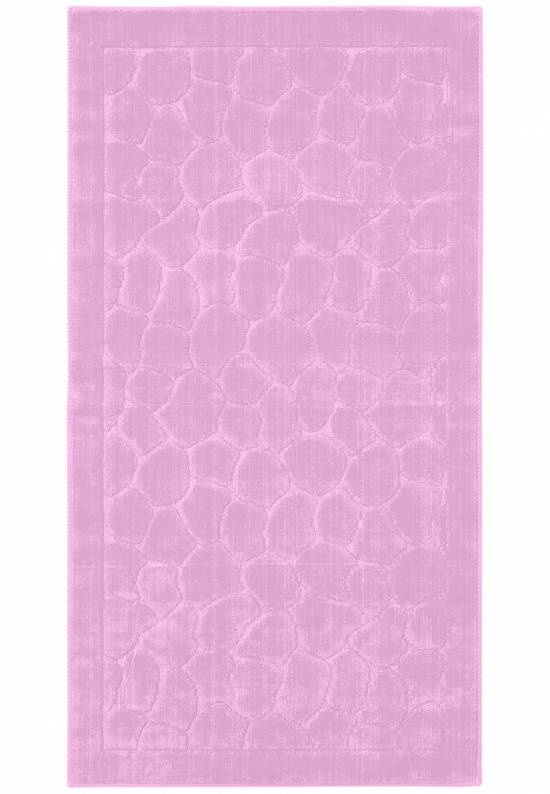 Сиреневый коврик для ванной из хлопка Tas Desen-Violet