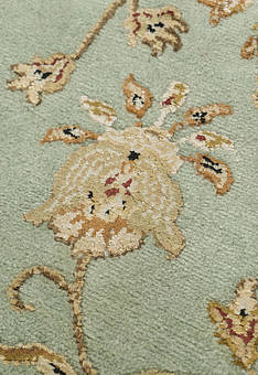 фрагмент ковра Kashan gold 103 Green Ivory