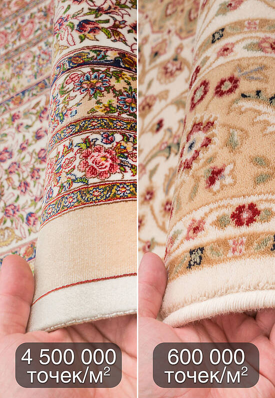 Иранский классический ковер Rose Garden-Cream