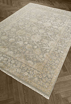 ковер в перспективе Kashan gold Grey Ashwood