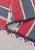 Двусторонний ковер из хлопка ARC 05 Red Navy